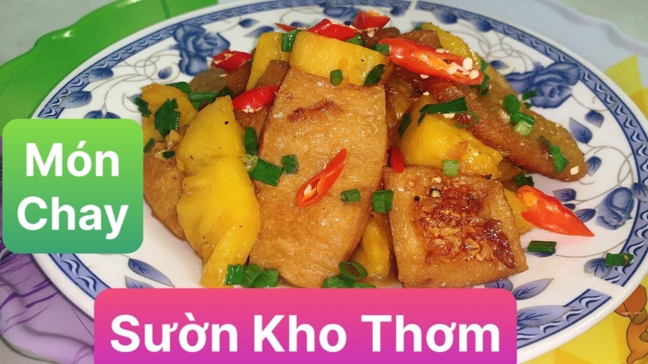 Cách Làm Sườn Non Chay Kho Thơm//Sườn Non Chay Kho Khóm //Món Chay Dễ Làm//HVMD 194