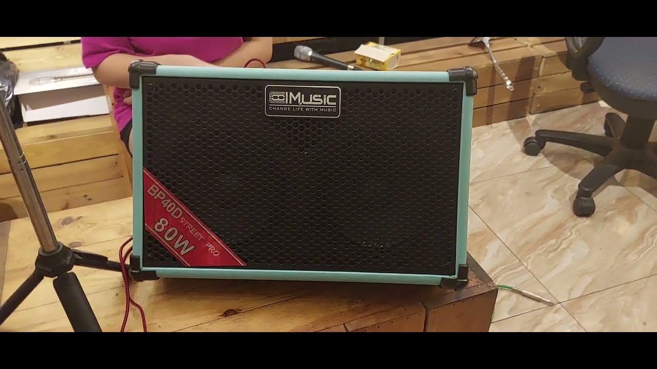 TUYỆT PHẨM LOA PA PB40D 80W BATTERY POWERED DEMO