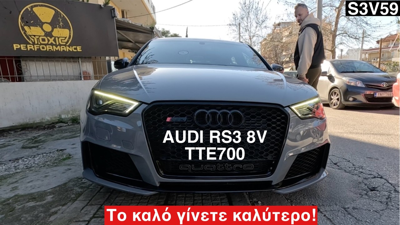 AUDI RS3 8V TTE700 stock engine by Toxic Performance. Το δυνατό γίνεται δυνατότερο. S3V59