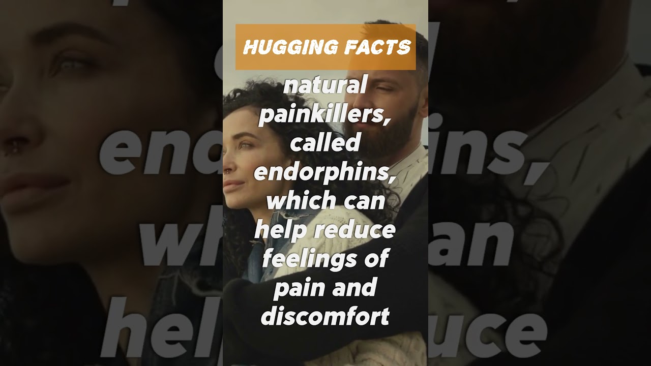 Hugging can reduce pain, both physically and mentally, do you agree? Comments👇#shorts #hugs #pain