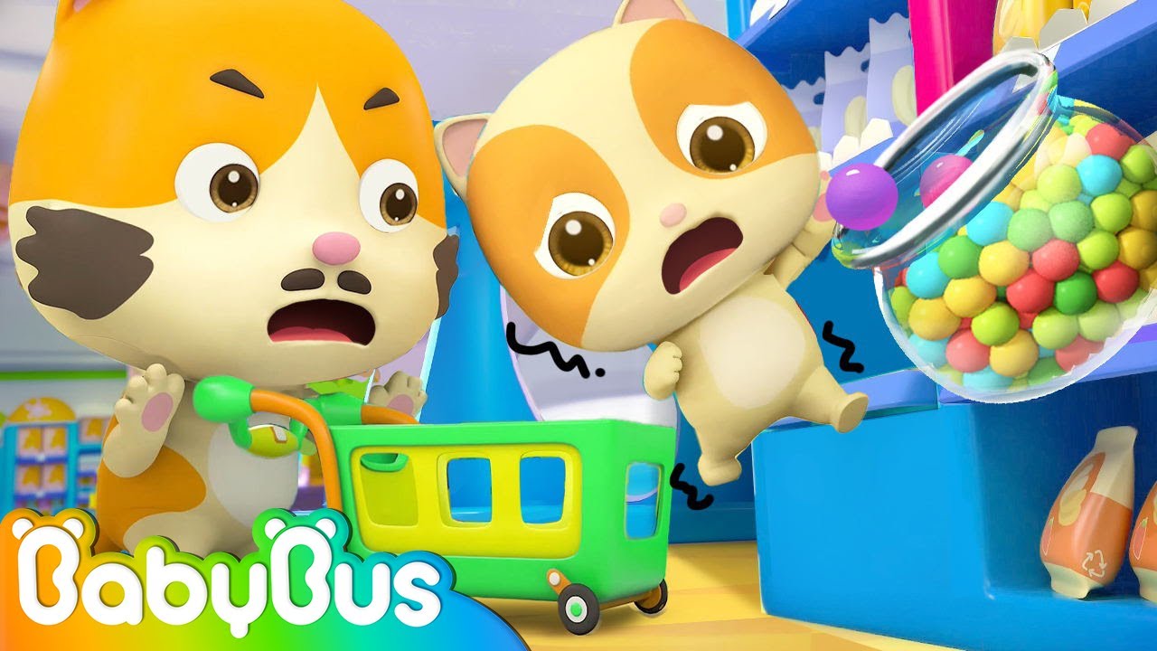 Supermarket Manners Song | Safety Rules for Kids | Nursery Rhymes | Kids Song | BabyBus