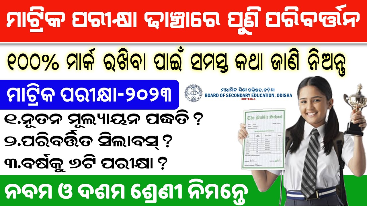 New Matric Exam Pattern 2023 || New Assessment for IX & X class ||Revised HSC 10th Exam Pattern 2023
