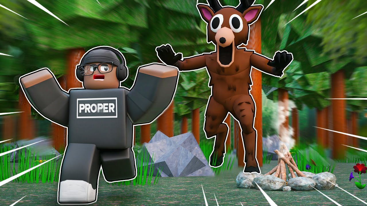 NOOB VS DEER in 99 Nights in the Forest
