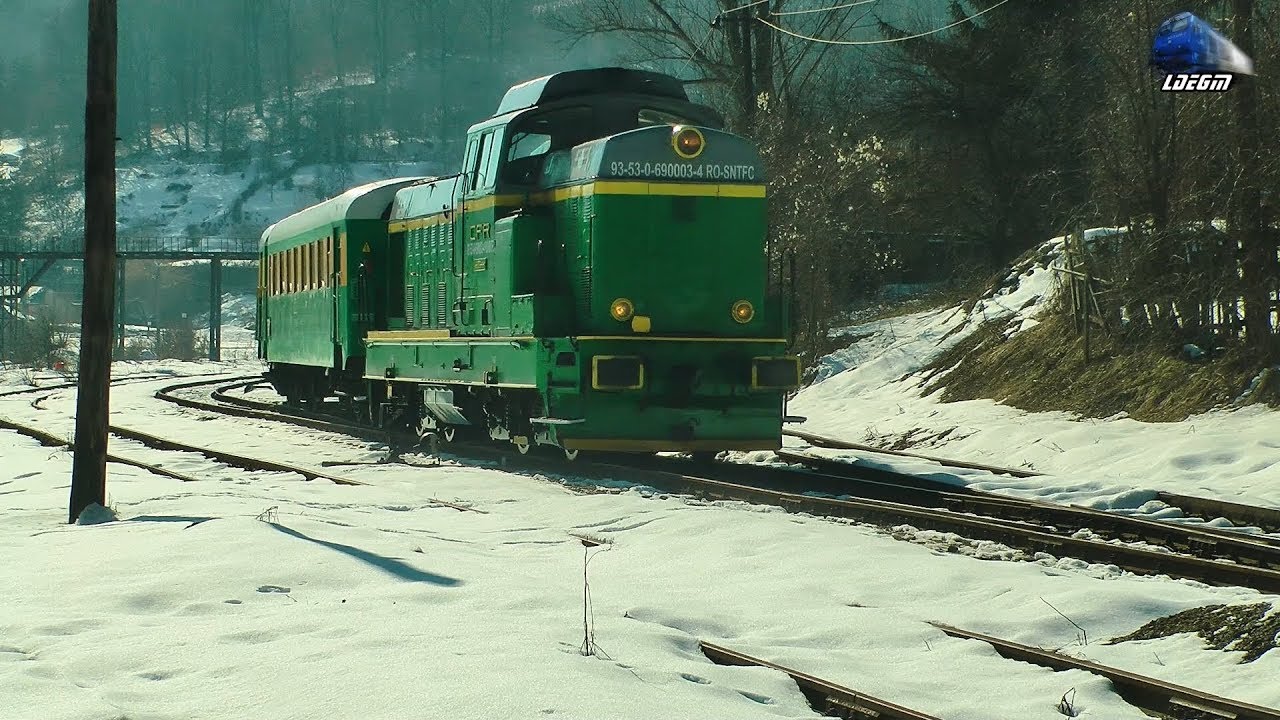 LDE1250 69-0003-4 & R9694 Anina-Oravița in Gara Anina Station - 16 February 2019