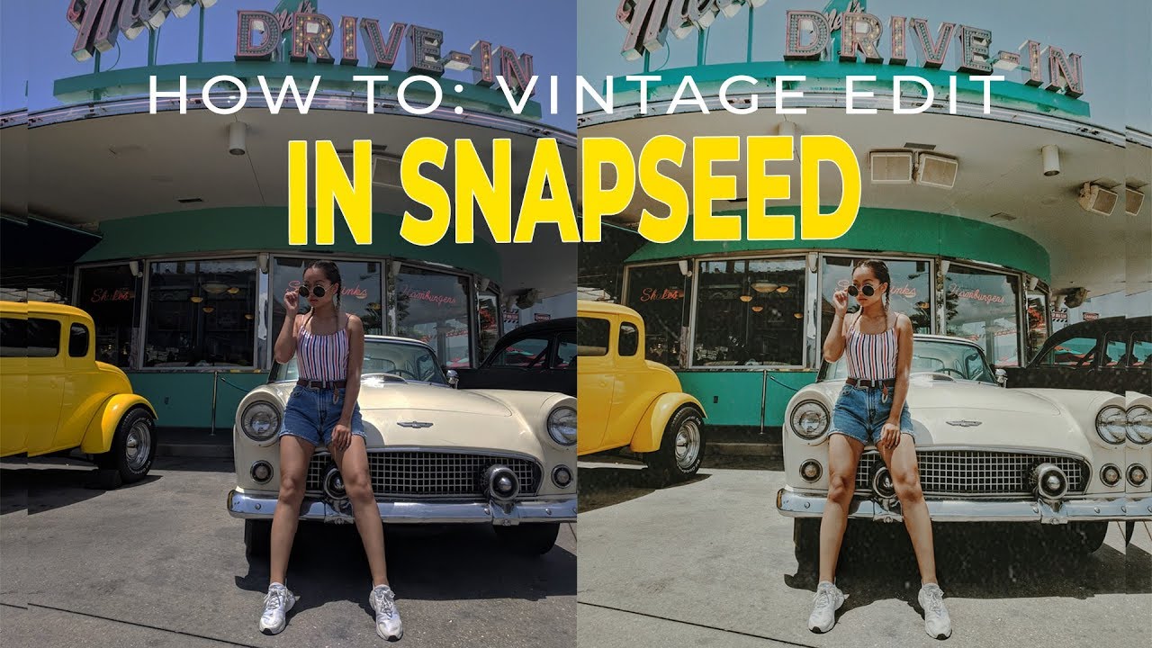 HOW TO: VINTAGE EDIT WITH SNAPSEED IN 3 STEPS!