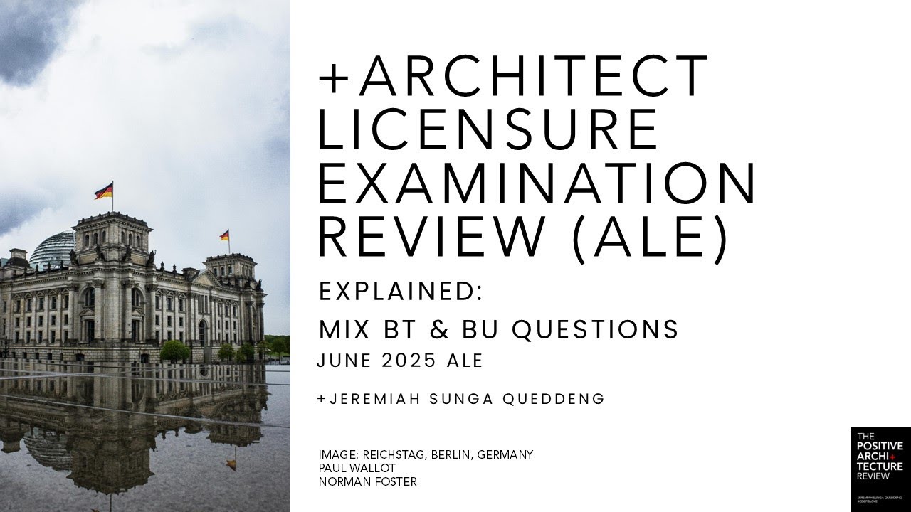 +ARCHITECT LICENSURE EXAMINATION REVIEW PRACTICE QUESTIONS