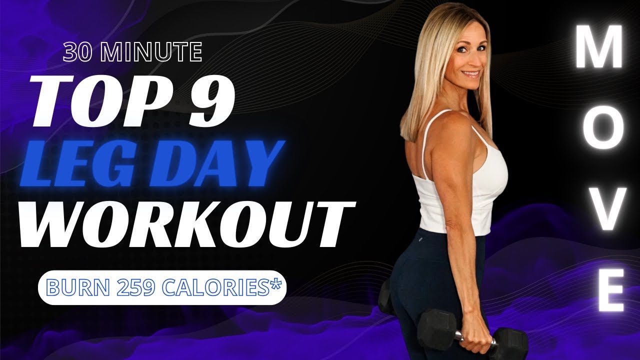 30 Minute Top 9 Leg Day Workout | My Favorite Leg Day Workout