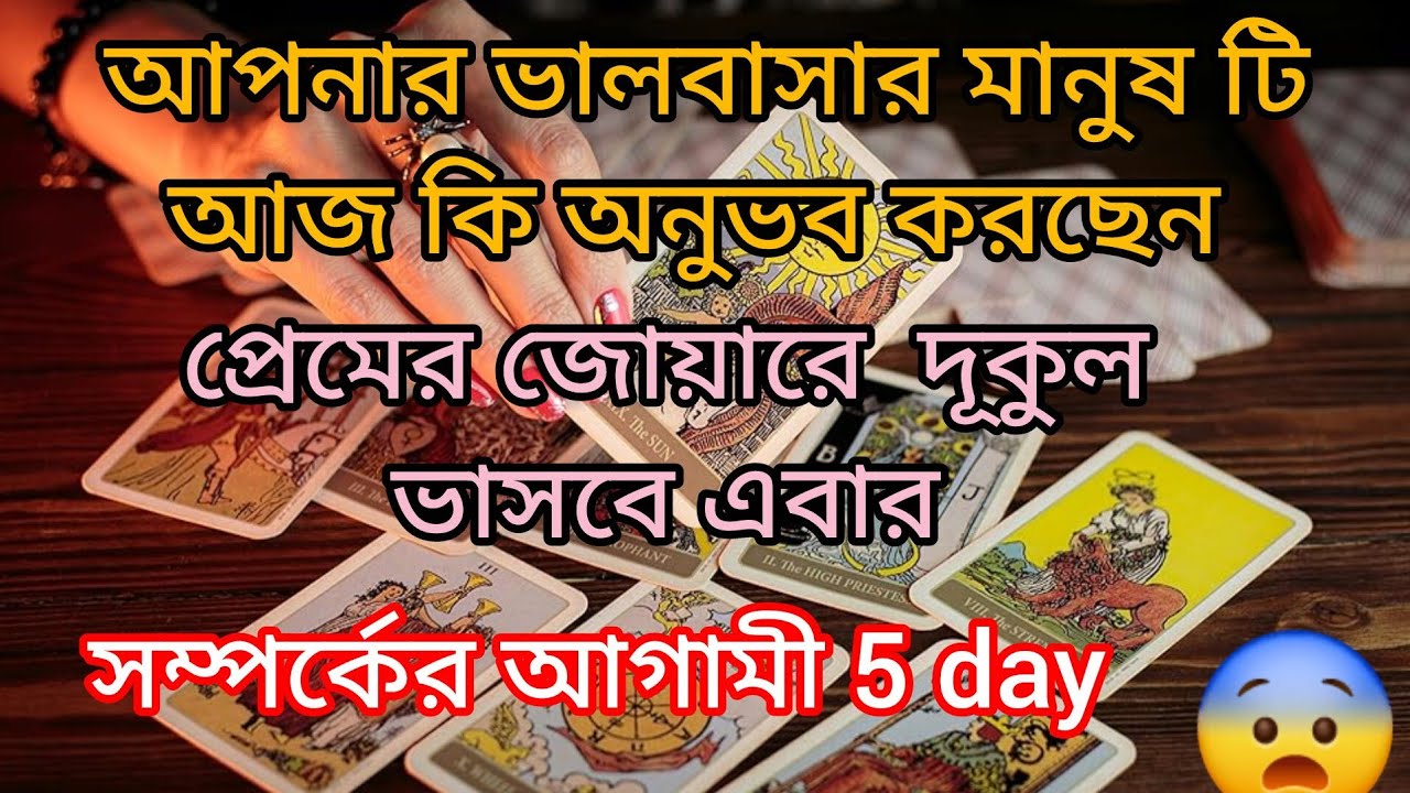 আপনার ভালবাসার মানুষ টির আজকের অনুভূতি #tarot #lovetarot 