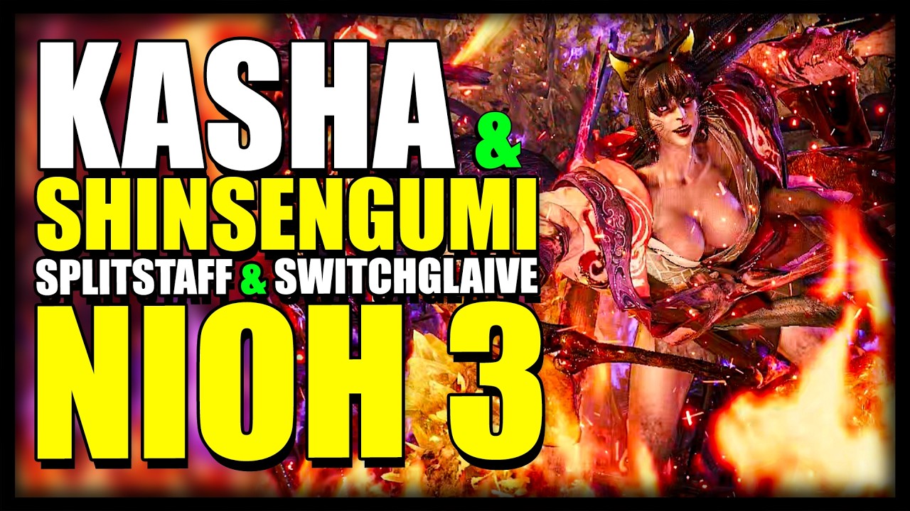 KASHA is BACK?! | Splitstaff Switchglaive Build | Nioh 3 [Full Game]