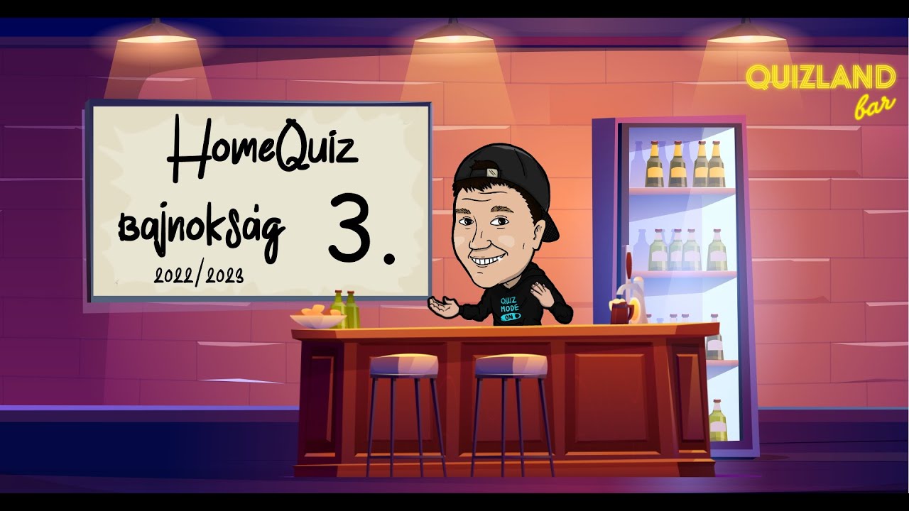 HomeQuiz bajnokság - kocsmakvíz otthonról | 3. évad 3. forduló | Quizland