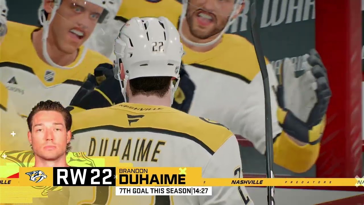 NHL 26 Nashville Predators Season Game 15