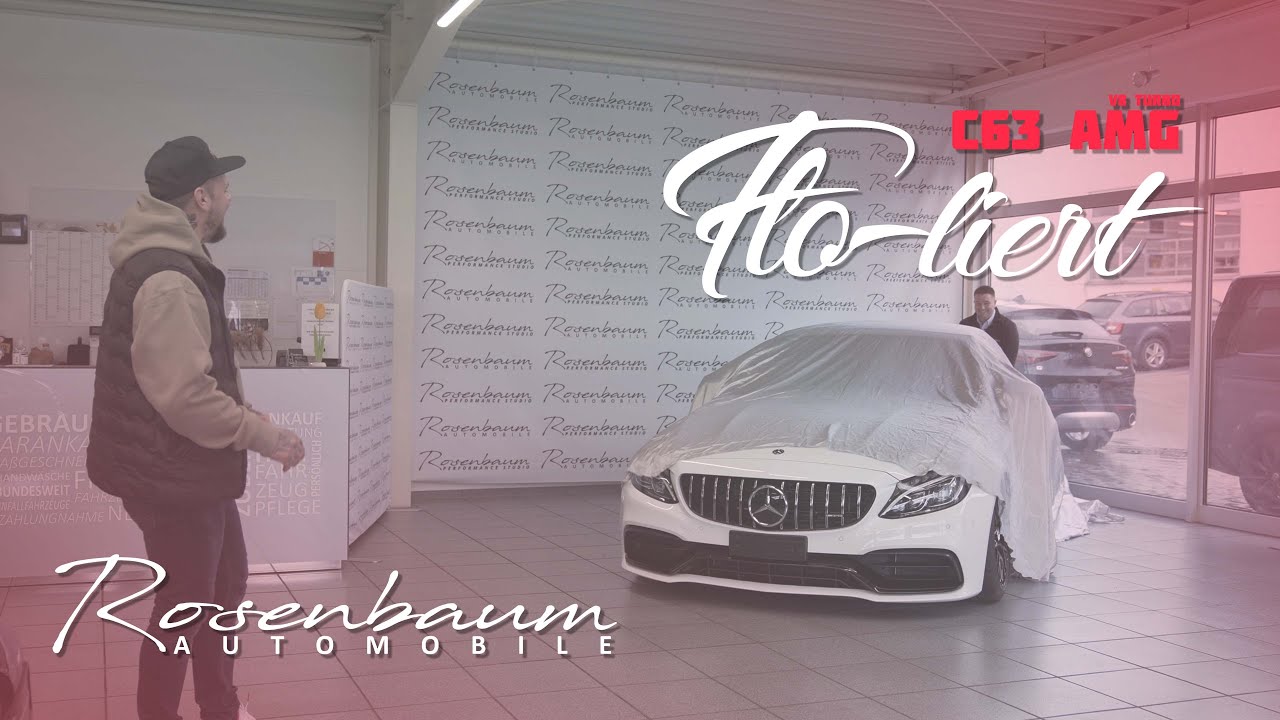 Fahrzeugübergabe | Mercedes C63 AMG Cabrio | Rosenbaum Automobile | FLO-liert
