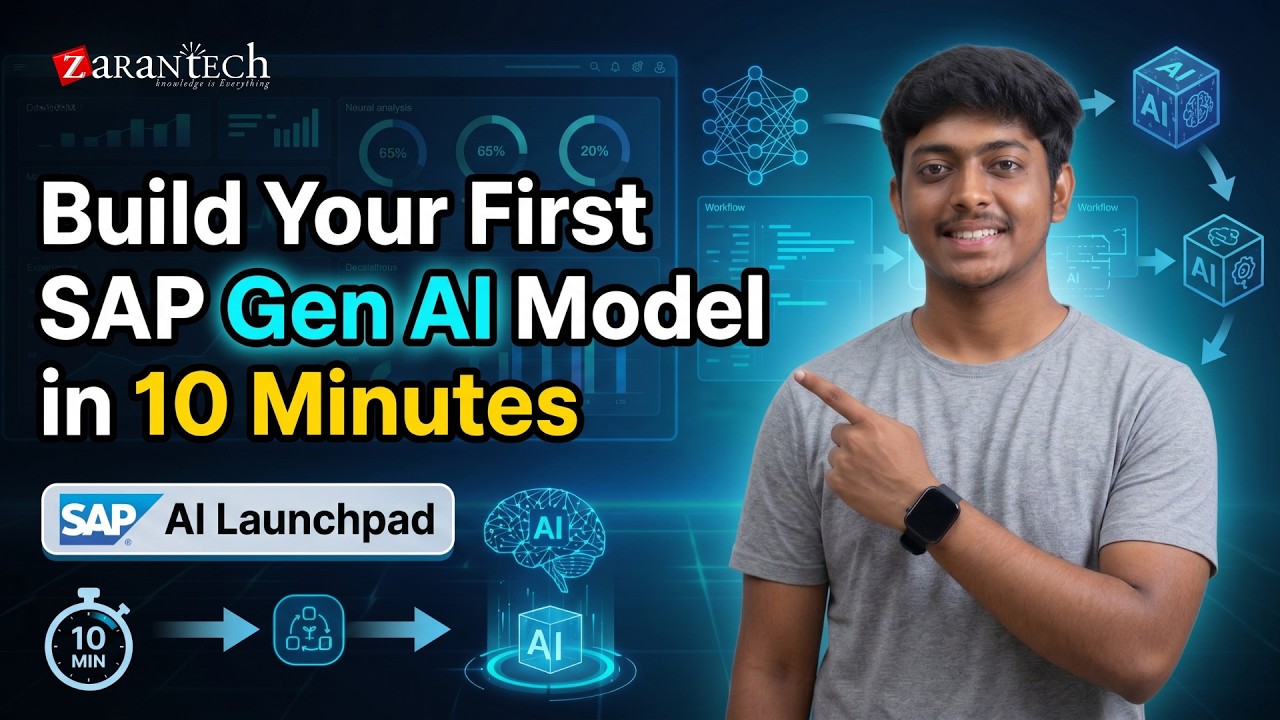 Build Your First SAP Gen AI Model with SAP AI Launchpad in Just 10 Minutes | ZaranTech