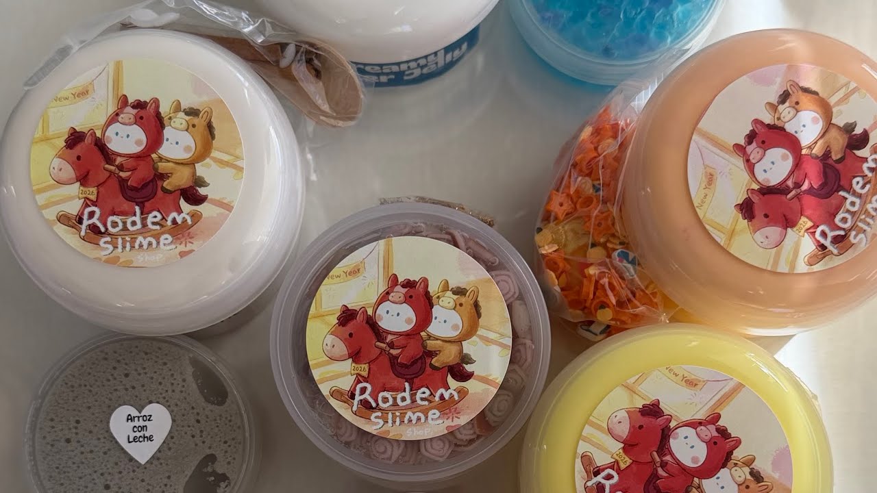 Rodem slime shop review! Such great textures!