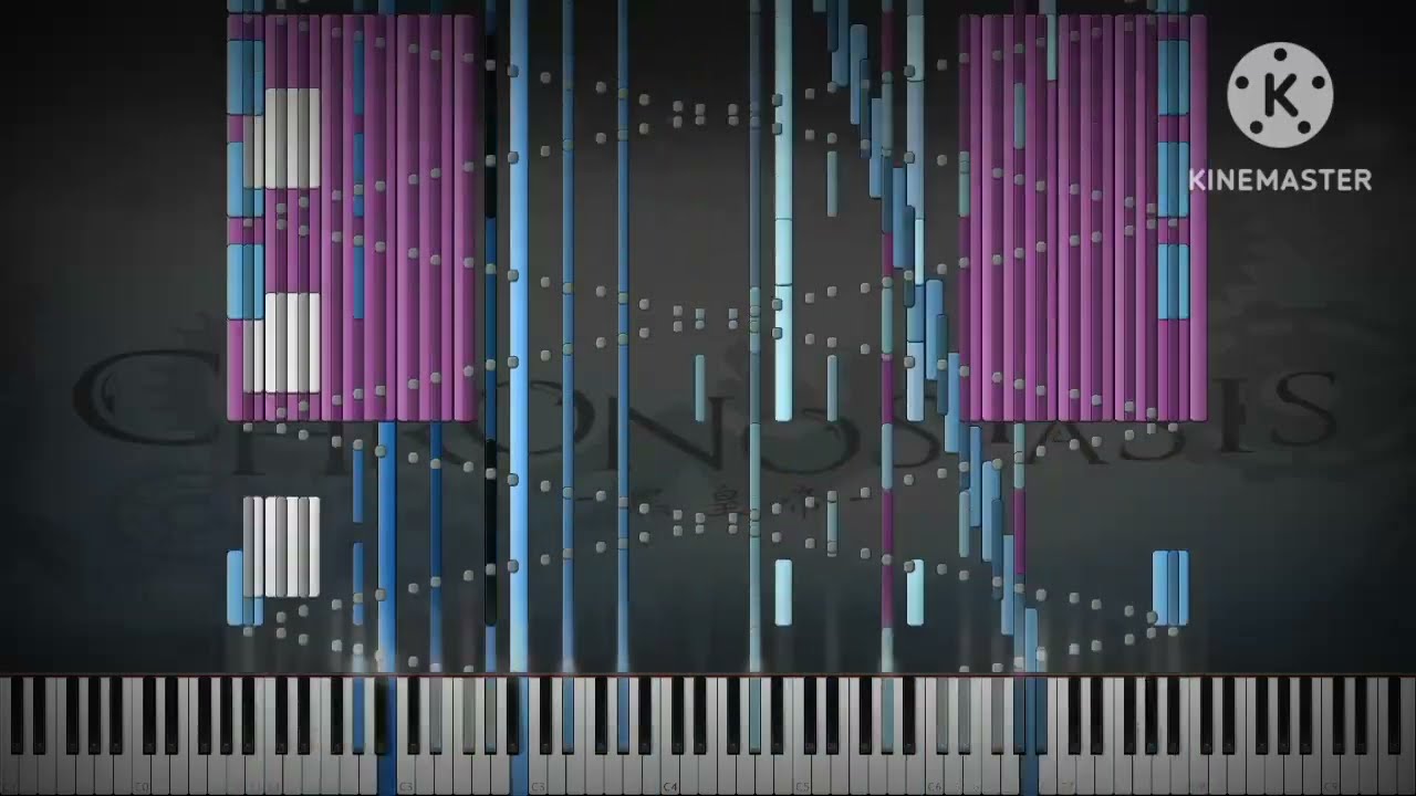 Synthesia: Kurokotei - Chronostasis | IMPOSSIBLE PIANO REMIX [Black MIDI]
