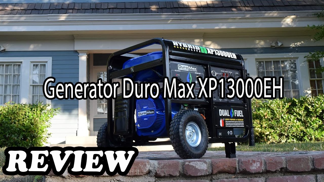 DuroMax XP13000EH Dual Fuel Portable Generator Review - Is It Worth It?