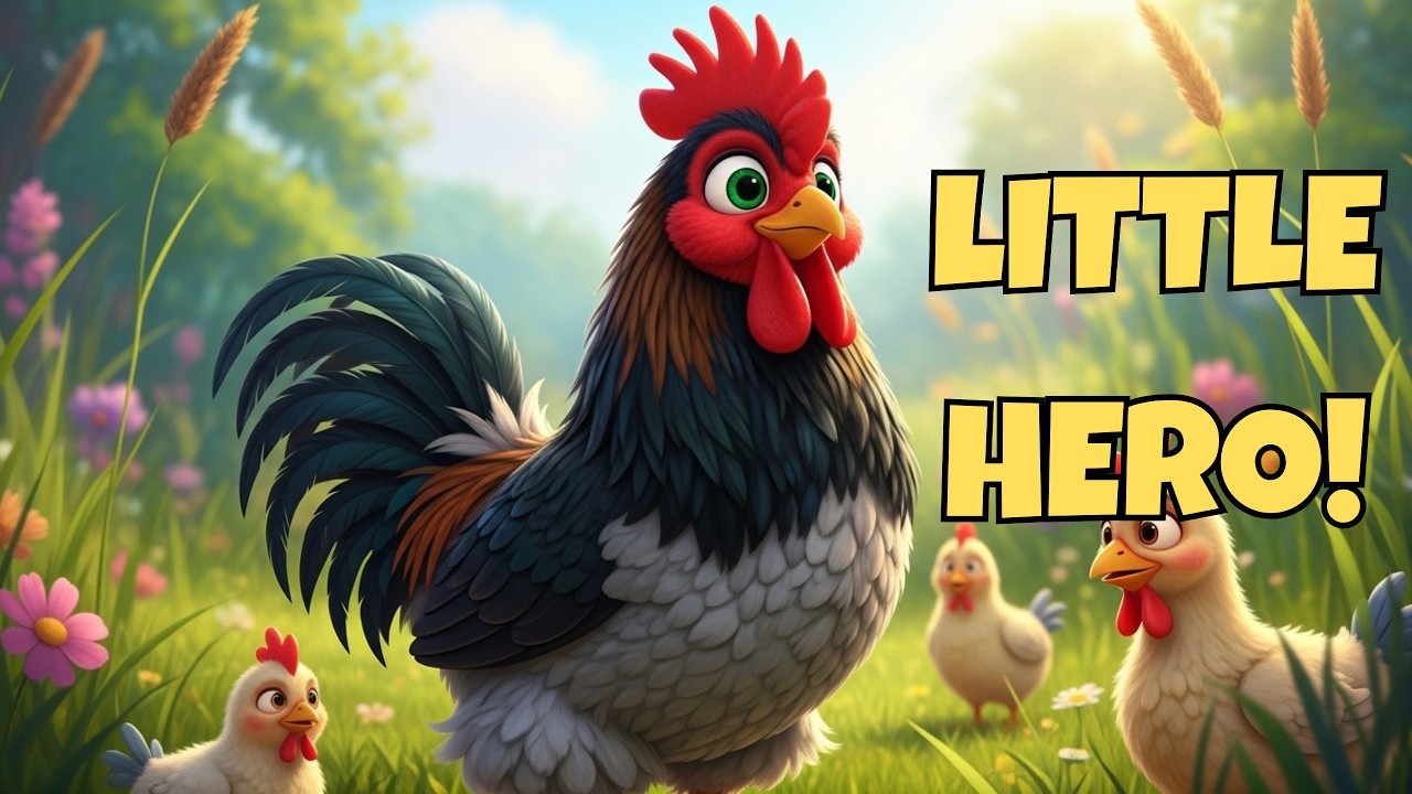 A Small Rooster With Big Courage 🐓 | Motivational Story for Kids