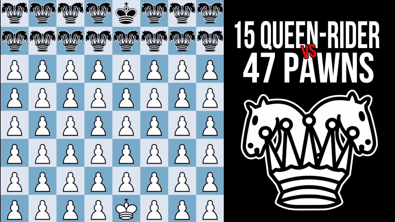 47 PAWNS vs. 15 QUEEN-RIDERs