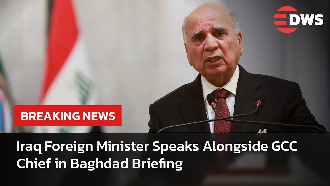 FULL REMARKS: Iraqi FM Fuad Hussein Addresses Media With GCC Secretary General in Baghdad | AC14