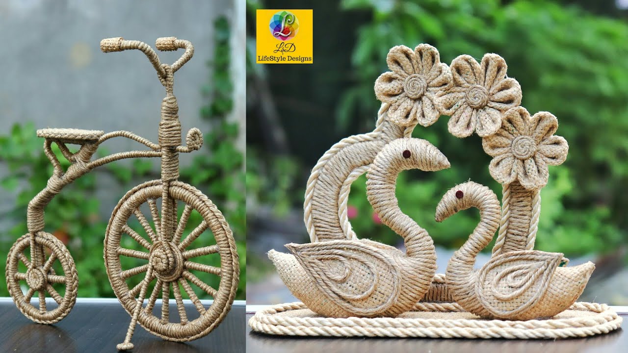 DIY Room Decor! Quick and Easy Home Decorating Ideas with Jute Rope | Handmade Jute Craft Ideas