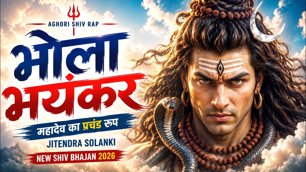 भोला भयंकर | Aghori Shiv Rap | महादेव का प्रचंड रूप | Jitendra Solanki | New Shiv Bhajan 2026