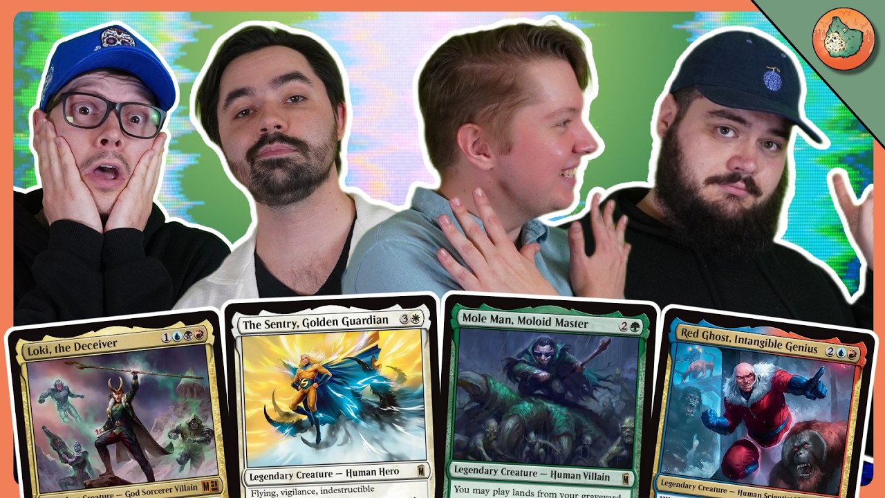 MTG x Marvel Super Heroes! | Локи против Часового против Человека-крота против Красного Призрака ...
