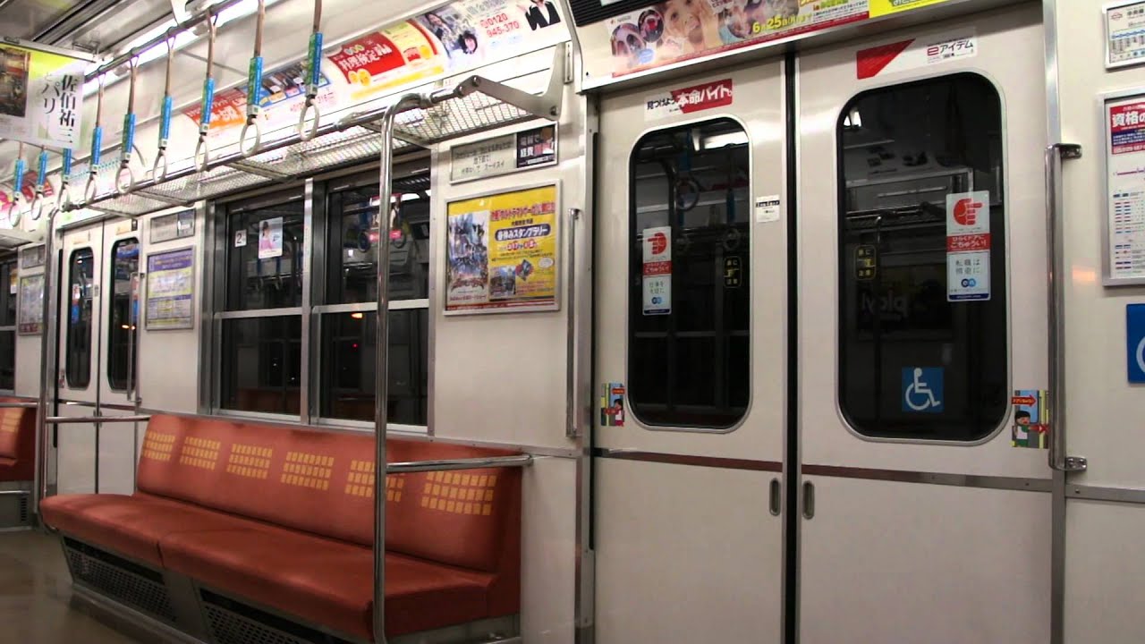 近鉄けいはんな線に直通しない、早朝の長田行きの車内を撮影（前編）