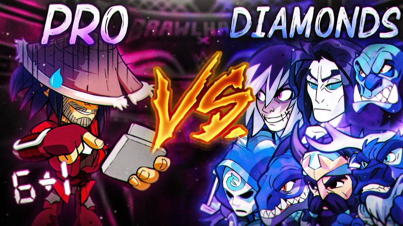 1 PRO vs 7 Diamonds | Brawlhalla Crew Battle