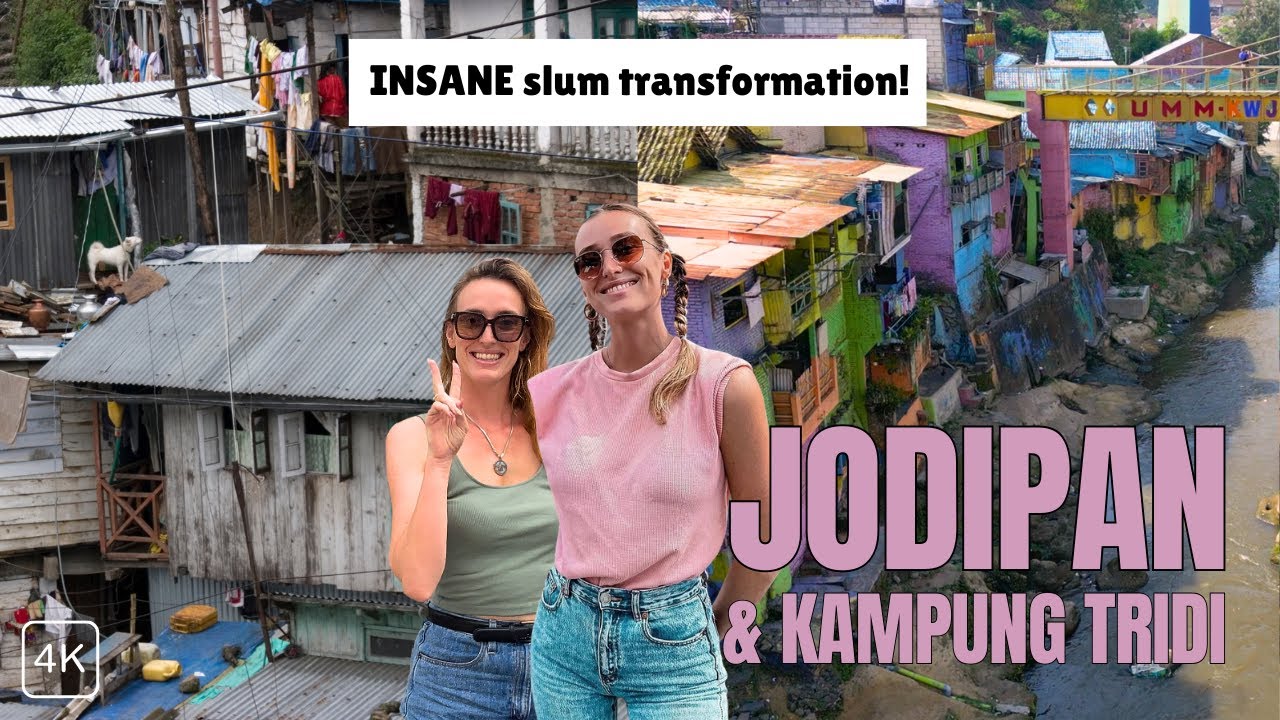 Jodipan & Kampung Tridi: Indonesia’s Most Colorful Slum Transformation!