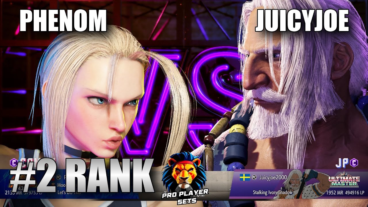 SF6 ☆ Phenom (#2 Ranked Cammy) VS Juicyjoe (JP) ☆ Pro Level Set