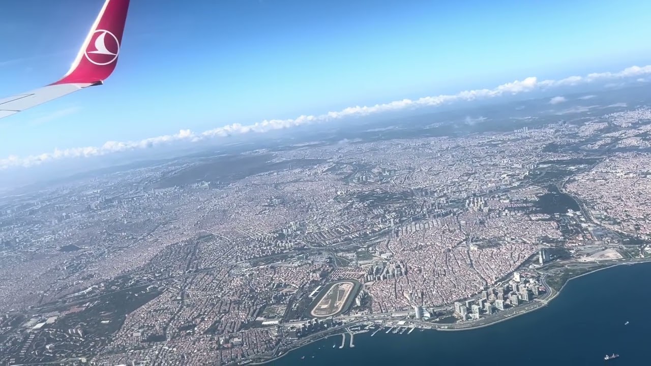 Prepare to landing at Istanbul