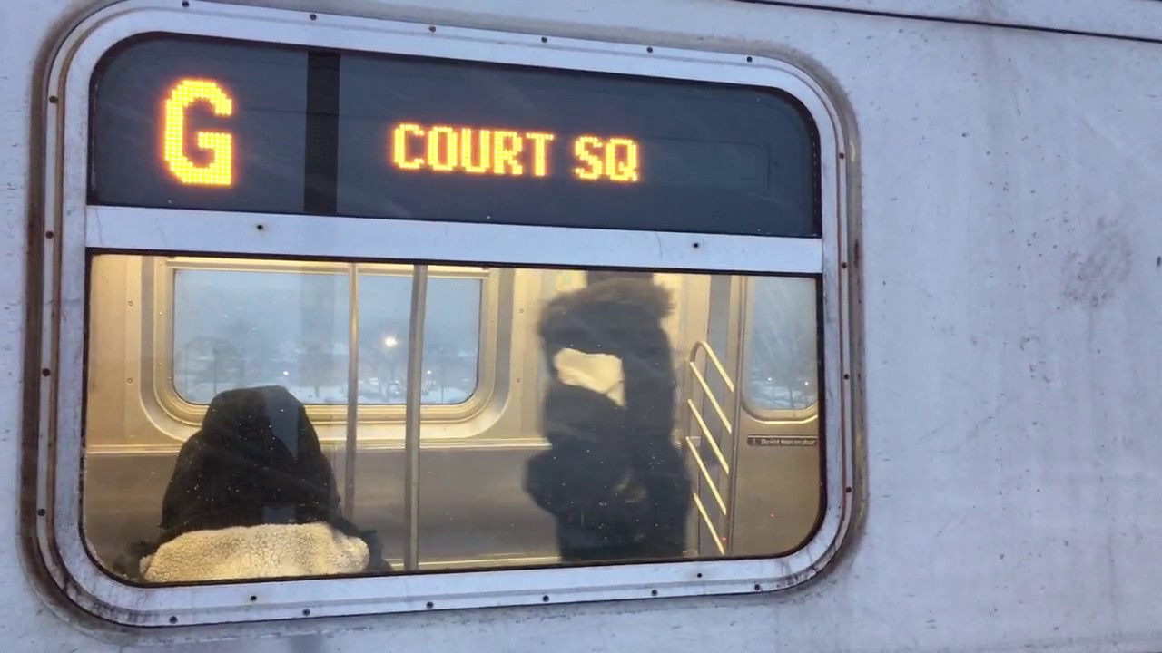 NYC Subway: R160A G train @ Neptune Ave