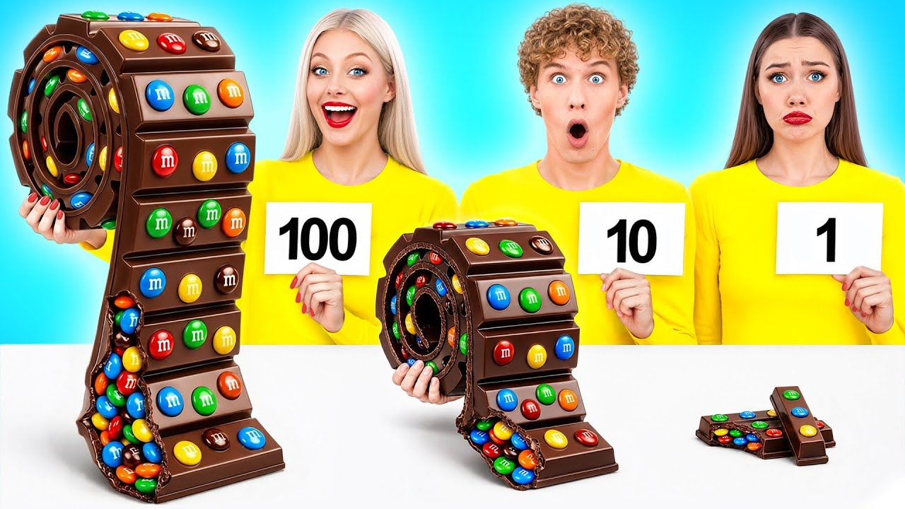 100 Слоев Еды Челлендж | Безумные Ситуации на Кухне от Multi DO Challenge