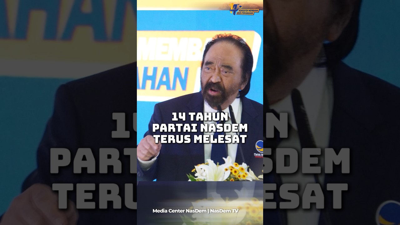 Dalam 14 Tahun NasDem tetap berjaya dan terus melesat.  #partainasdem #HUT14NasDem