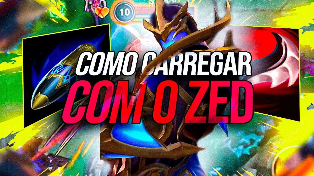 Aprenda como CARREGAR de Zed - LOL Wild Rift