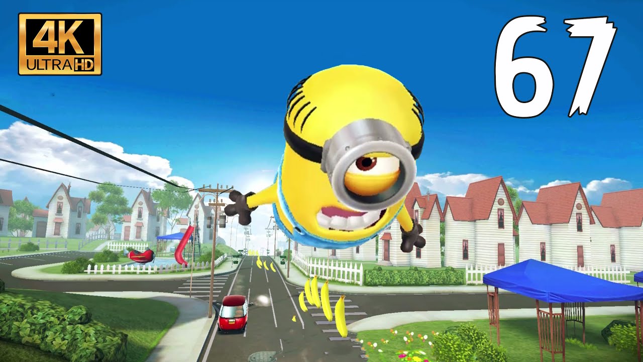 Minion Rush Speedrun- Mel Minion run for 15m 31s AVOID Jump Over at Residential Area | PC UHD 4K