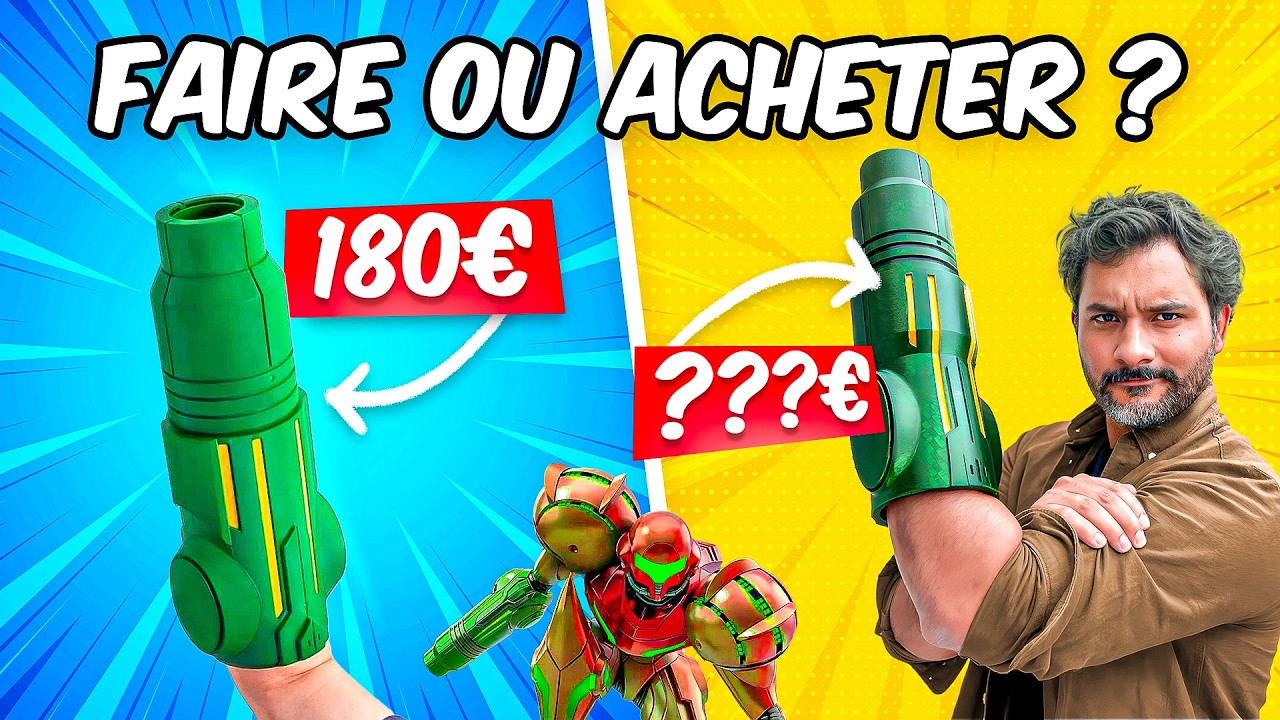 Devenir Samus Aran : j’ai fabriqué mon propre Arm Cannon🔥