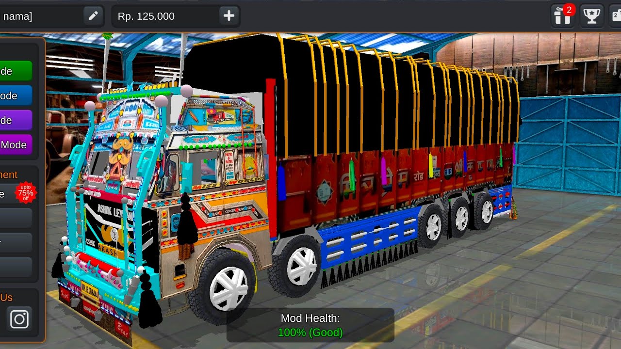 Bus simulator indonesia new tata truck mod  new 2026