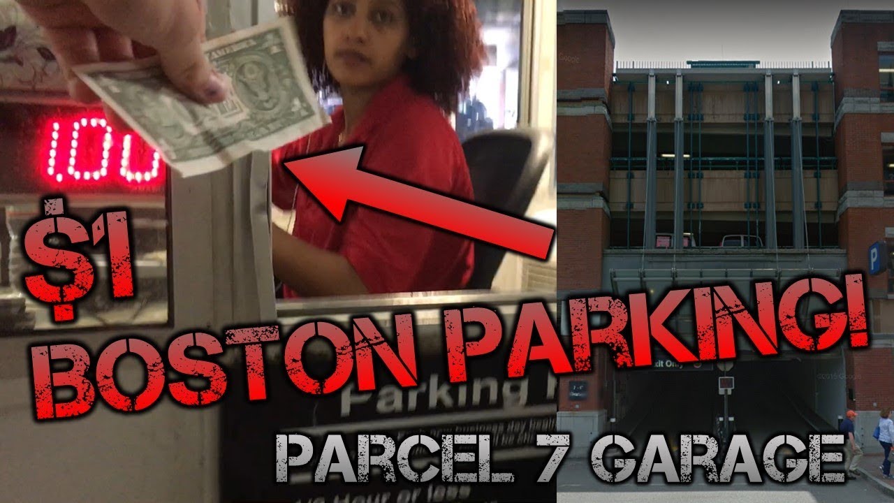 $1 / hour Parking Garage in Downtown Boston!!! Parcel 7 Garage Tour - Boston MA