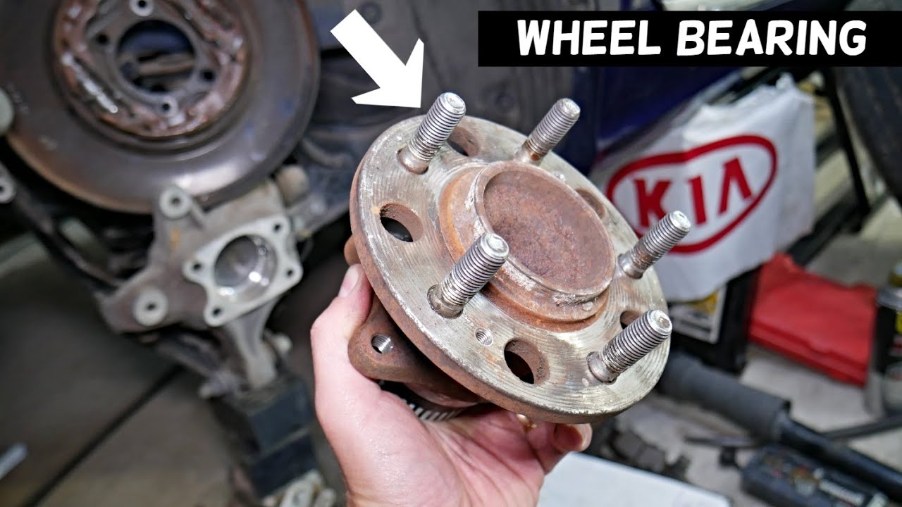 KIA OPTIMA REAR WHEEL BEARING HUB ASSEMBLY REPLACEMENT REMOVAL