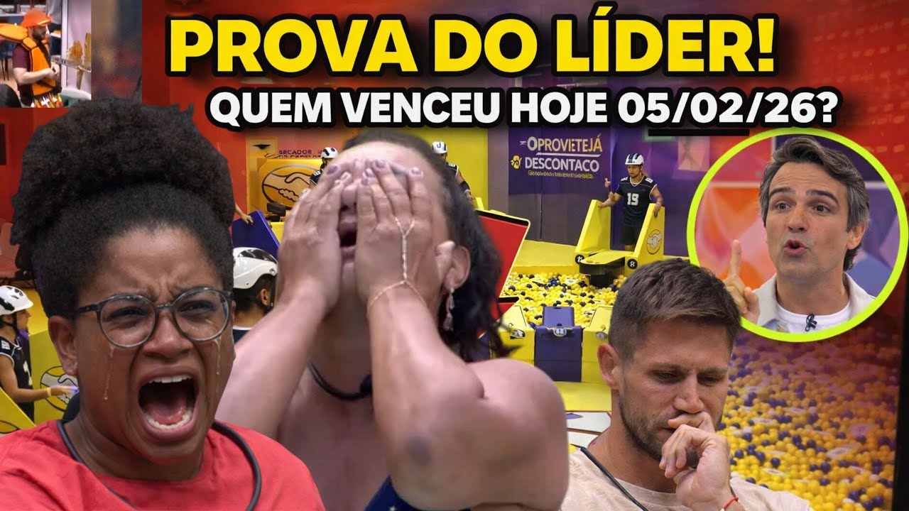 BBB 26: PROVA DO LIDER FOI ANTECIPADA POR TADEU QUEM GANHOU NOVO L&Iacute;DER ACABOU DE SER ANUNCIADO