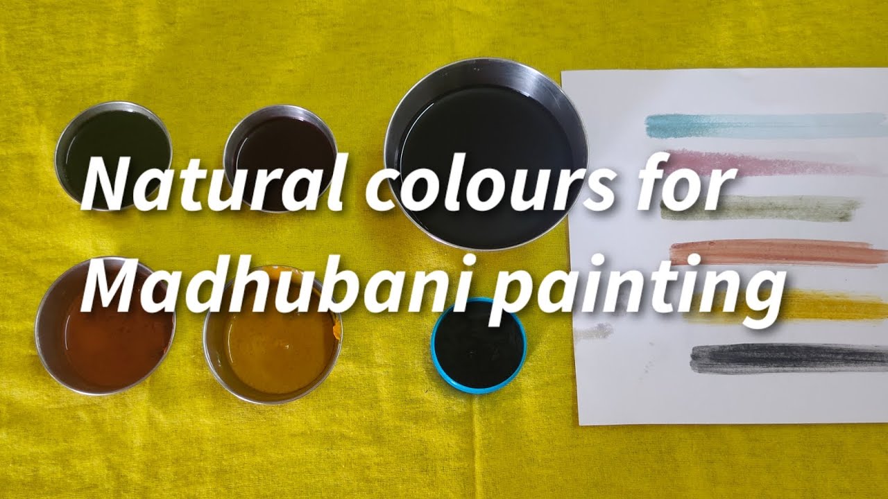 NATURAL COLOURS FOR MADHUBANI PAINTING