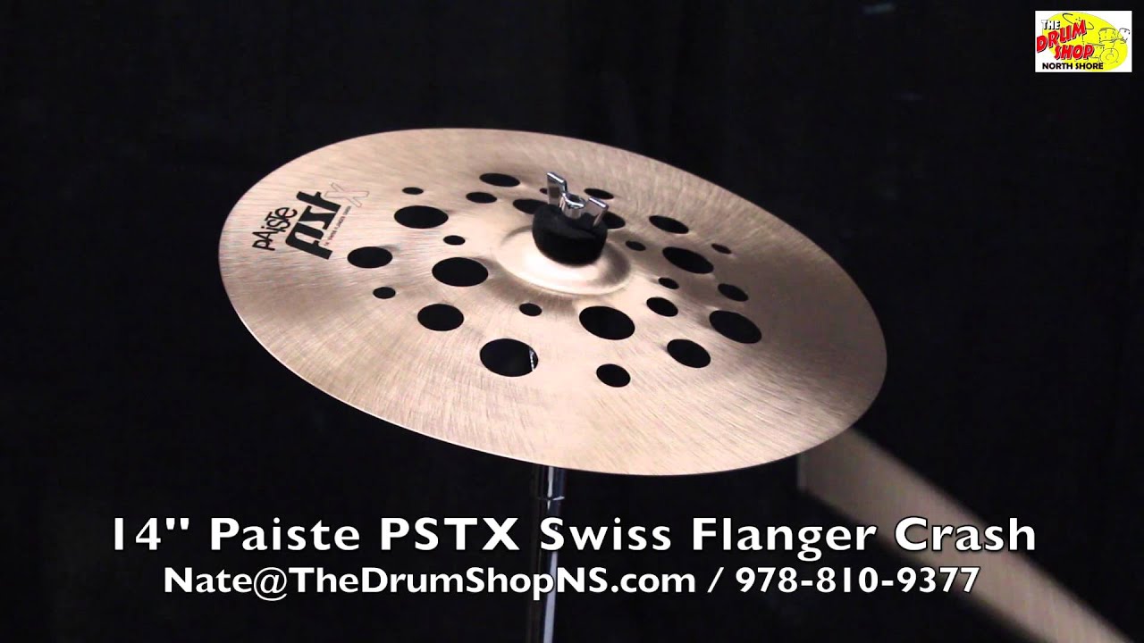 Paiste PSTX Swiss Flanger Crash 14'' - The Drum Shop North Shore