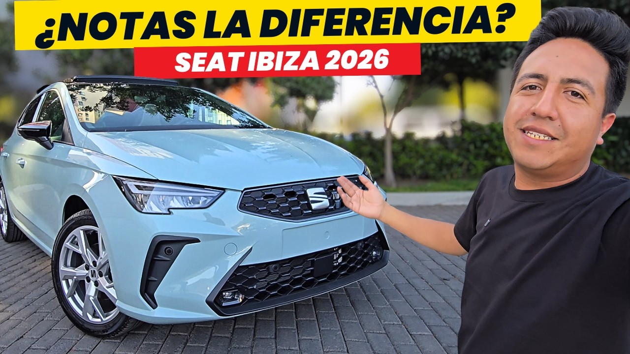 ASÍ es el NUEVO SEAT IBIZA 2026: ¿CUÁLES son sus CAMBIOS? | Análisis COMPLETO (FACELIFT)