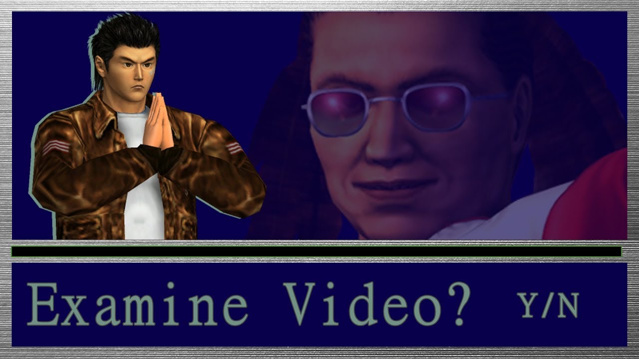 Shenmue: The value in EXAMINING EVERYTHING
