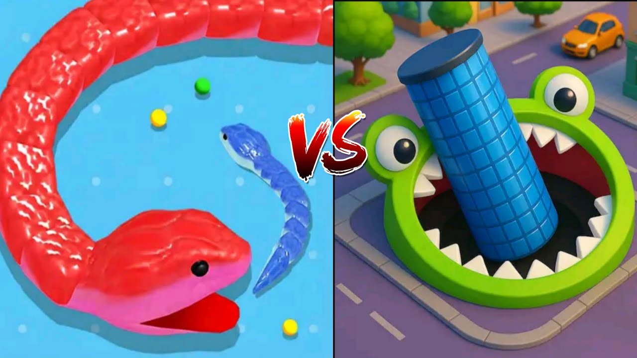 Snake Clash Vs Hole io 🐍Max level Epic Comprehension 100%🔥Win Pro Gameplay #8