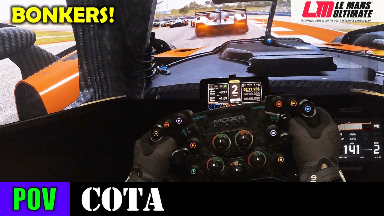 Insane Action! Ferrari Hypercar Tackles COTA | Le Mans Ultimate POV