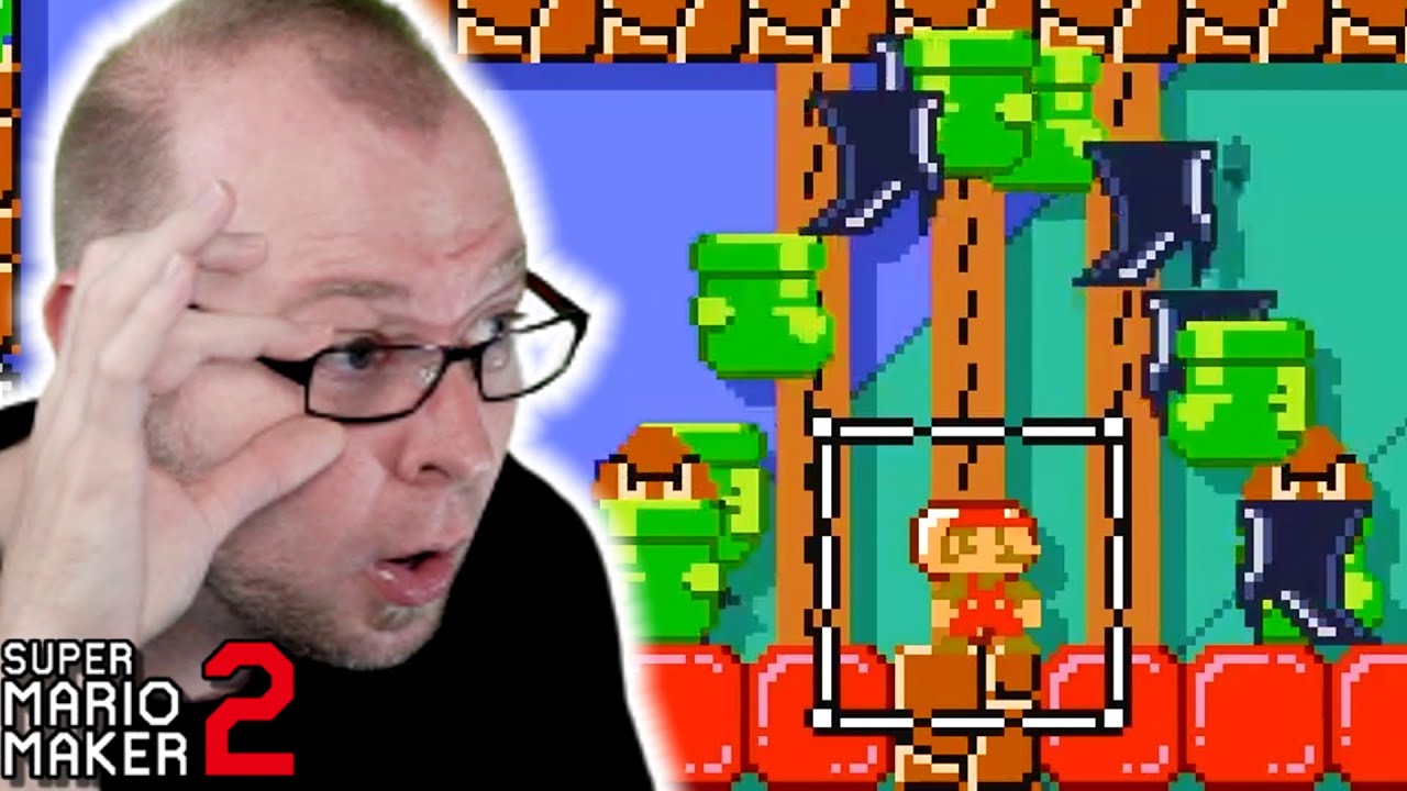 HOLD LEFT AT TROLL // Incredible Japanese Mario Maker Level