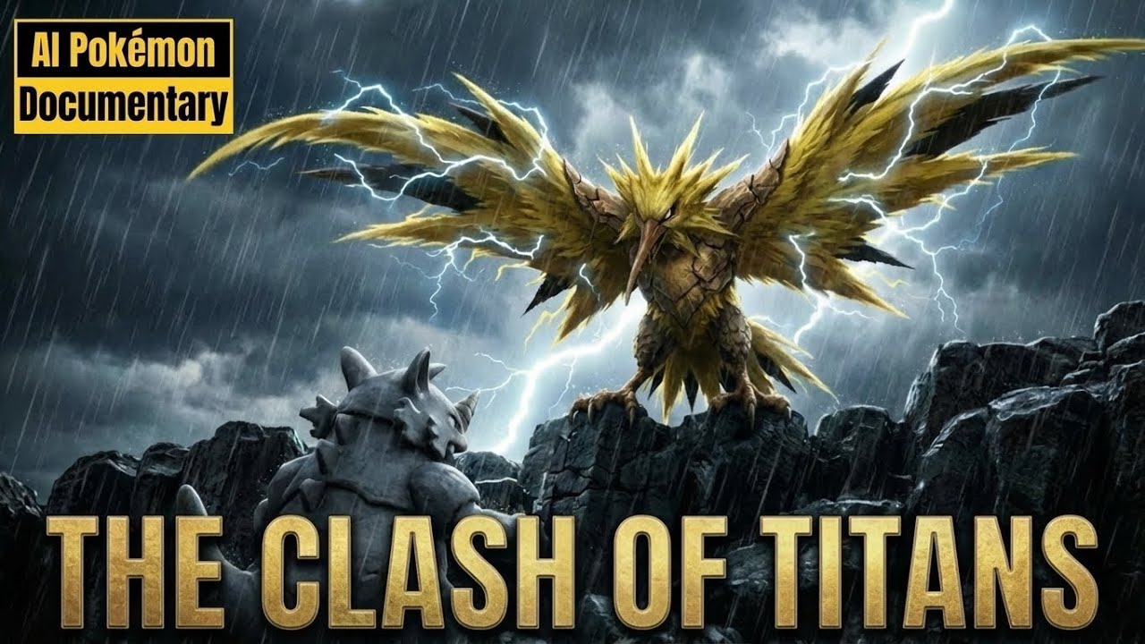 AI-Generated Pokémon Documentary: Zapdos | The Clash of Titans