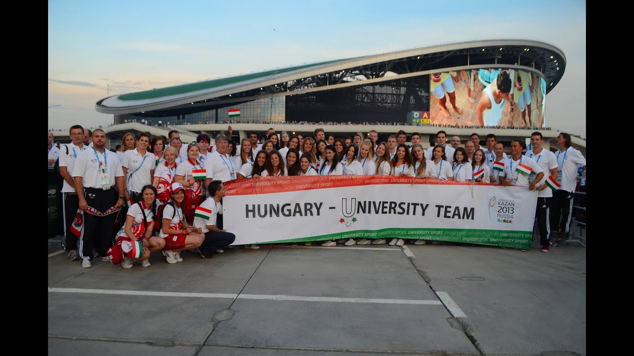 Team Hungary on the Universiade 2013 Kazan.